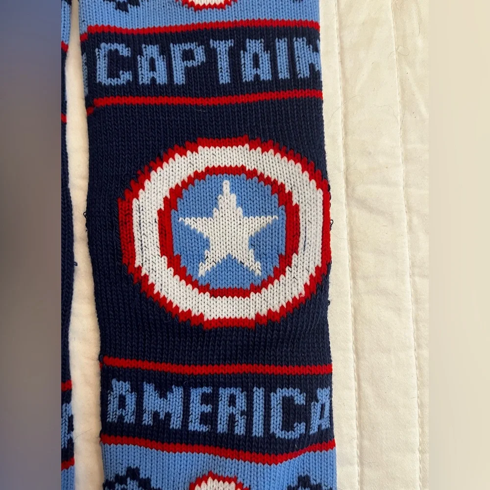 Captain America thick knit socks